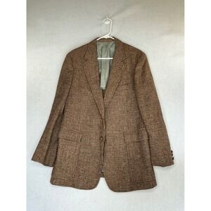 Beckwith The Regiment Shops of Colorado Mens Brown Houndstooth Sport Coat Blazer